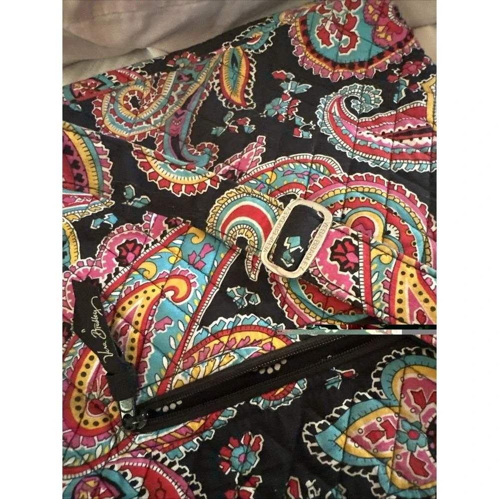 vera bradley crossbody Bag Vibrant Quilted Parisian Paisley pattern Retired